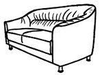 Офисный диван Райт Трехместный диван (экокожа Euroline P2)