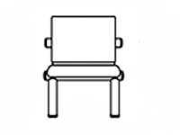 Кресло для медицинских учреждений Карнак мод.СМ107 1-но местная секция (иск.кожа Винилис) черн.муар