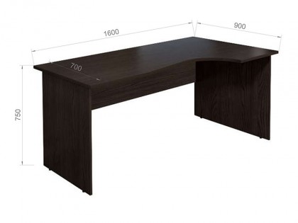 Офисная мебель для персонала Монолит СМ6.0П Стол криволинейный(правый)
