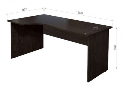 Офисная мебель для персонала Монолит СМ7.0Л Стол криволинейный(левый)