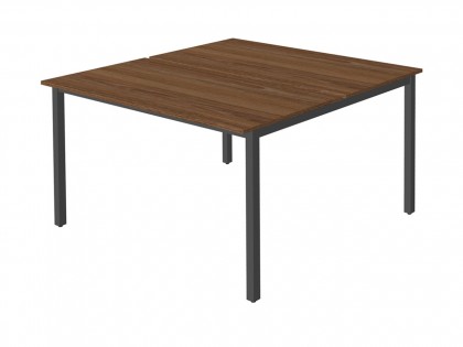 Офисная мебель Work WM-3 + WM-3 + WM-3-02 Сдвоенный стол на металлокаркасе