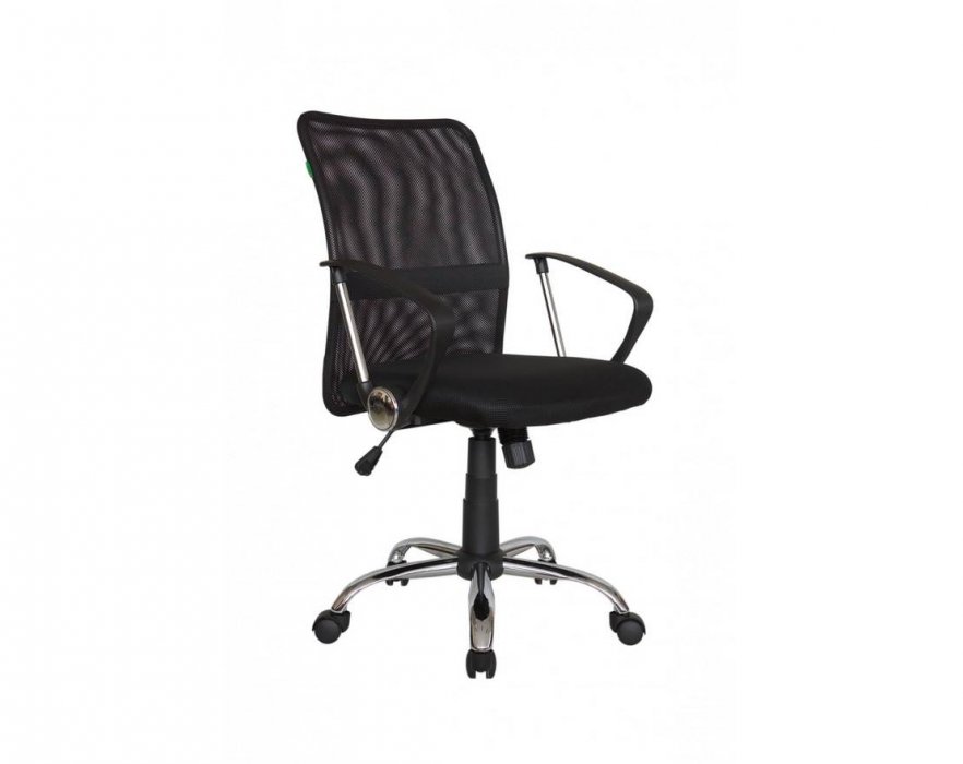 Кресло Smart m RCH 8075 Чёрная ткань/Чёрная сетка (DW-01)